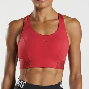 Gymshark TRAINING BRANDMARK SPORTS BRA L Salsa Red